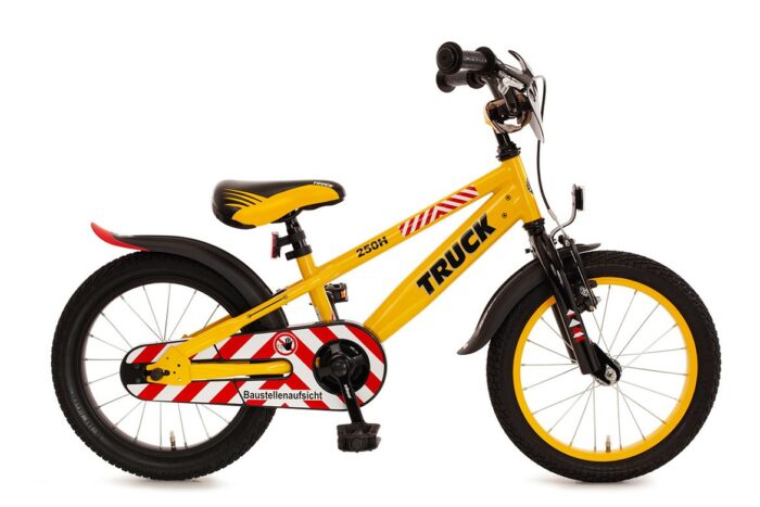 Bachtenkirch Truck, kinderfiets, 16 inch, geel en zwart