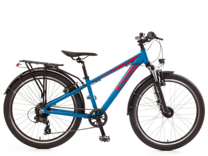 Bachtenkirch SWOP, 24 inch geveerd, ATB kinderfiets, 8 sp, blauw