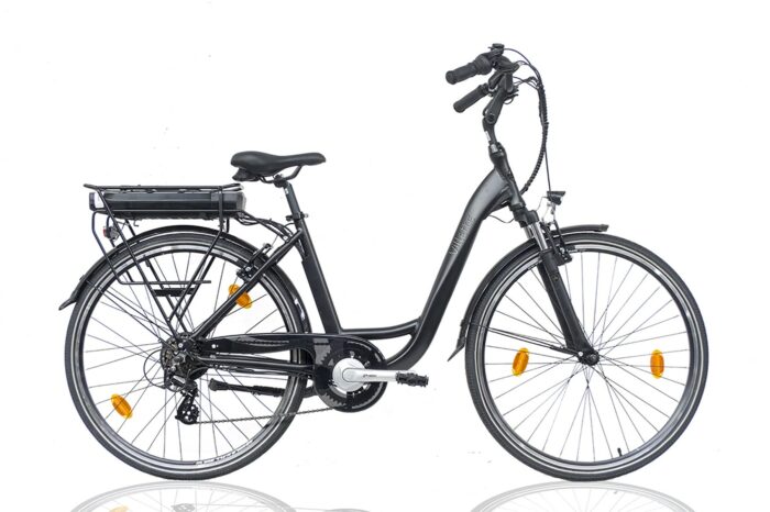 Le Bonheur elektrische damesfiets 13Ah 7sp 28 inch zwart