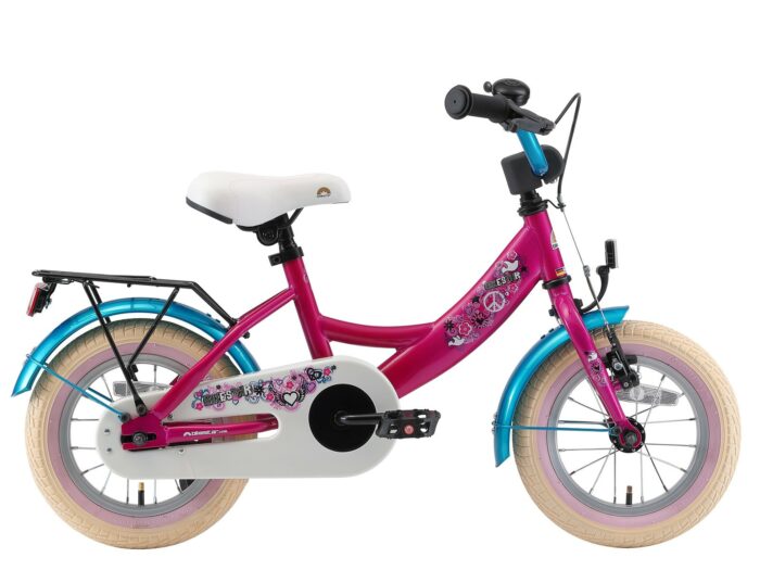 Bikestar kinderfiets Classic 12 inch paars/turquoise