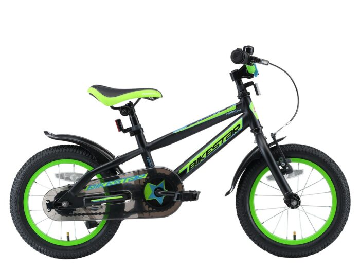Bikestar kinderfiets Urban Jungle 14 inch zwart/groen