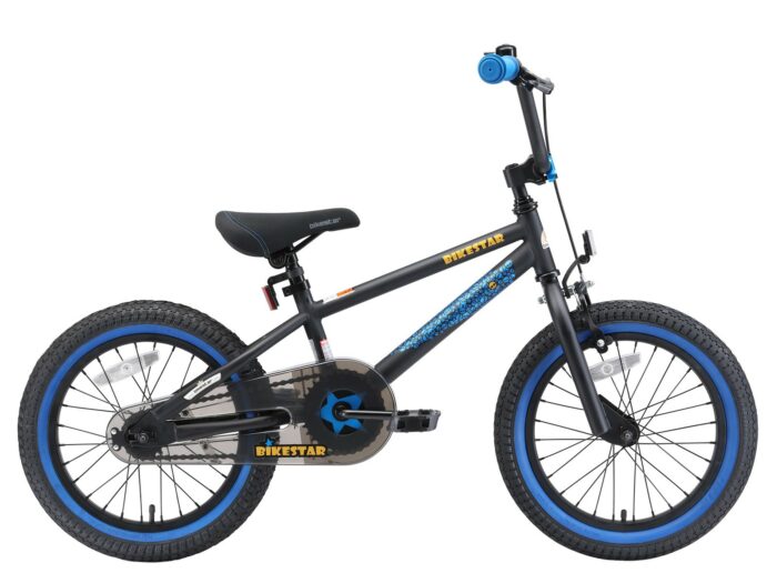 Bikestar kinderfiets BMX 16 inch zwart/blauw