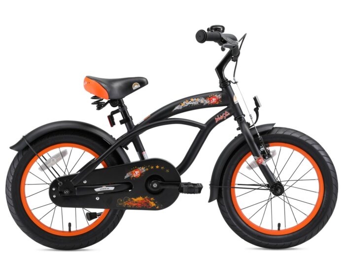 Bikestar kinderfiets Cruiser 16 inch zwart