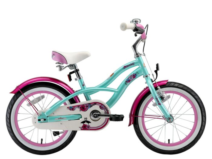 Bikestar kinderfiets Cruiser 16 inch mintgroen