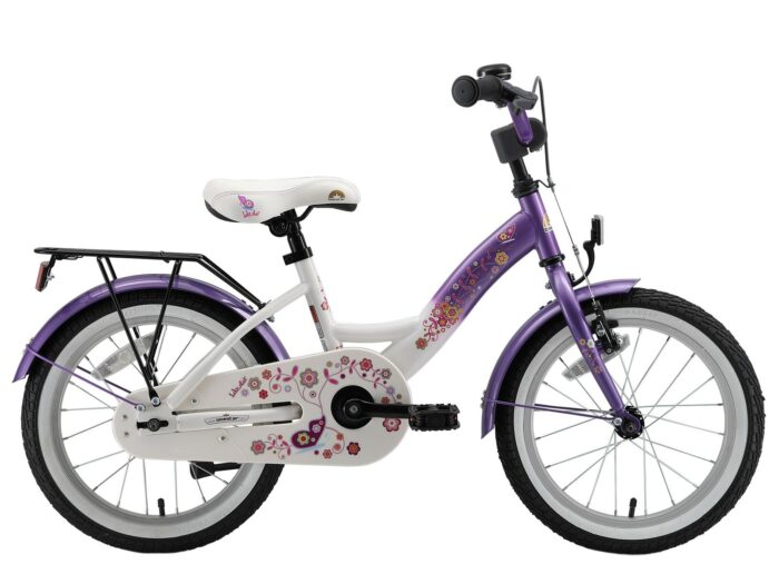 Bikestar kinderfiets Classic 16 inch lila/wit