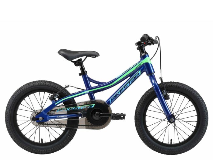 Bikestar kinderfiets Mountainbike alu 16 inch blauw/groen