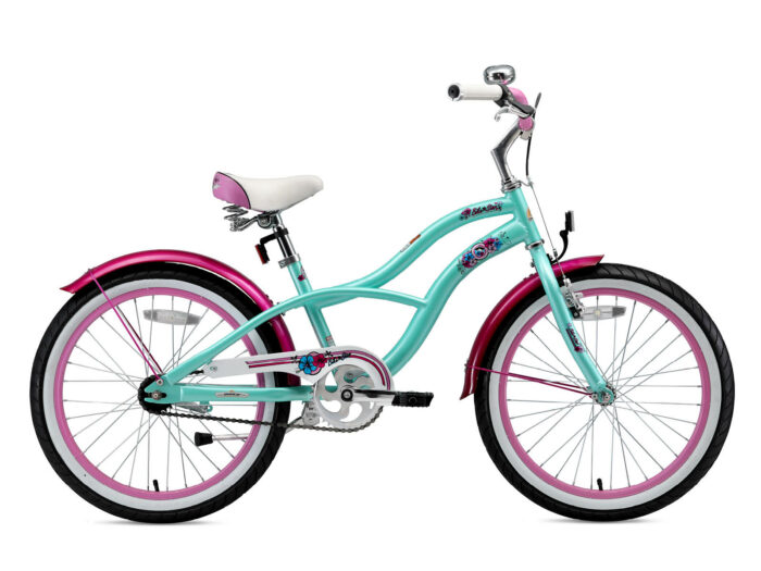 Bikestar kinderfiets Cruiser 20 inch mintgroen