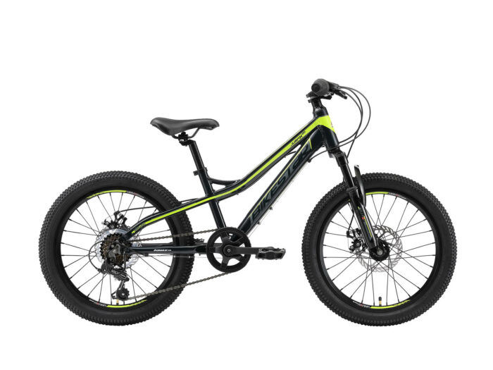 Bikestar kinderfiets MTB 7speed 20inch zwart/groen