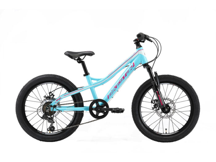 Bikestar kinderfiets MTB 7speed 20inch turquoise/wit