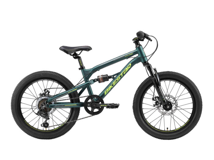 Bikestar kinderfiets MTB Fully 7speed 20inch petrol