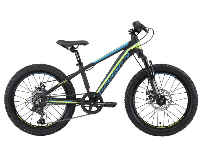 Bikestar kinderfiets MTB Sport 7speed 20inch zwart/groen
