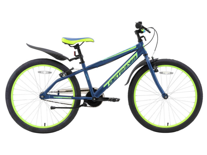 Bikestar kinderfiets Urban Jungle 24 inch zwart/groen