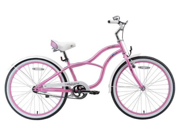 Bikestar kinderfiets Cruiser 24 inch roze