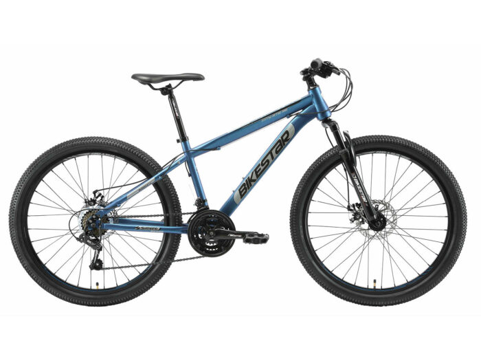 Bikestar Hardtail MTB Staal  M 26 Inch 21 Speed blauw