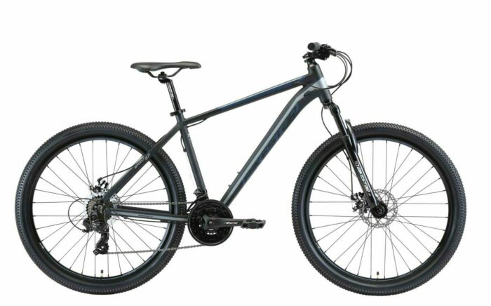 Bikestar Hardtail MTB Alu Sport L 27,5 Inch 21 Speed Blauwgrijs