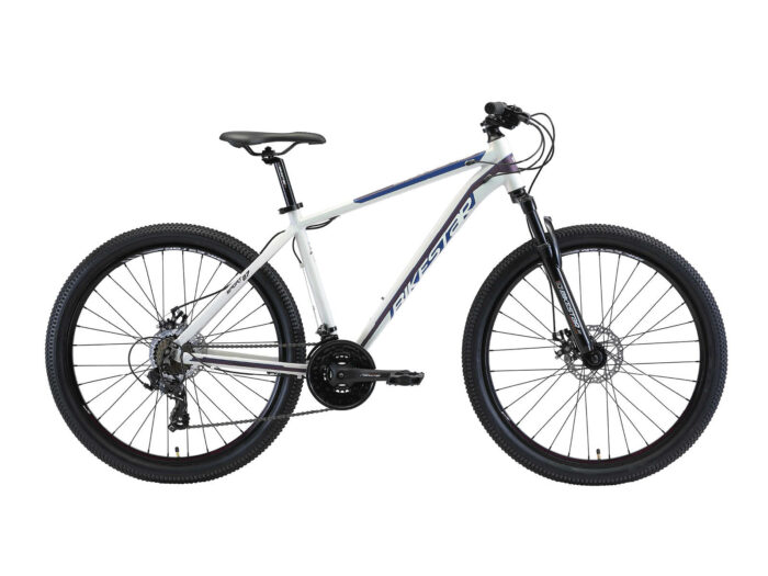Bikestar Hardtail MTB Alu Sport L 27,5 Inch 21 Speed Wit