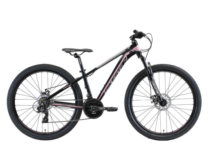 Bikestar Hardtail MTB Alu Sport S 27.5 inch 21 speed Zwart/roze