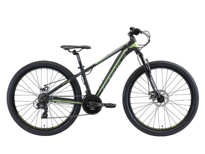 Bikestar Hardtail MTB Alu Sport S 27.5 inch 21 speed Zwart/groen