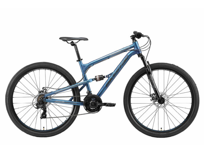 Bikestar Fully MTB Alu 29 Inch 21 Speed blauw