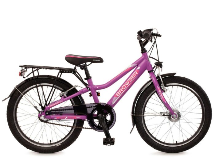 Bachtenkirch kinderfiets Browser 20 inch lila