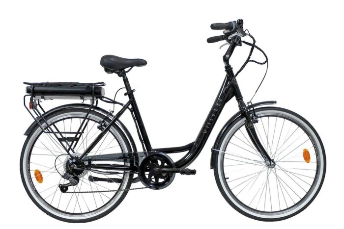 Villette le Debutant, elektrische fiets, 26 inch, 6 versnellingen, zwart