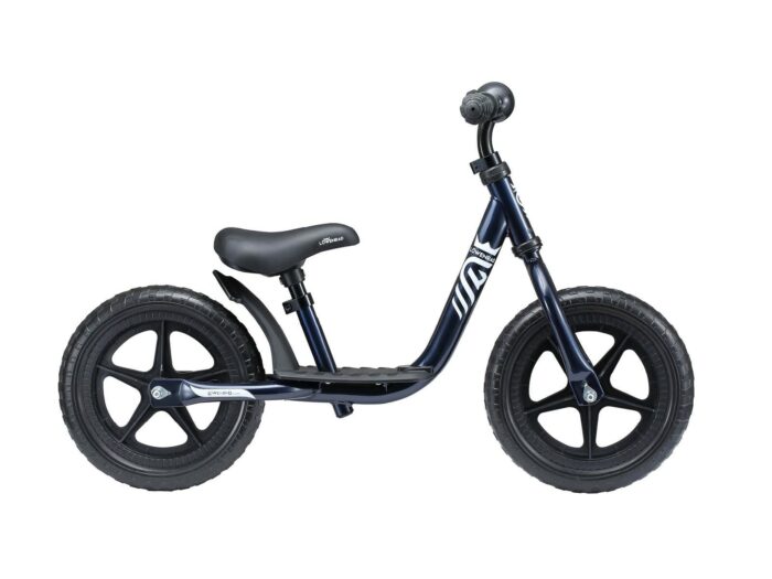 Löwenrad loopfiets met staplank 12 inch, blauw
