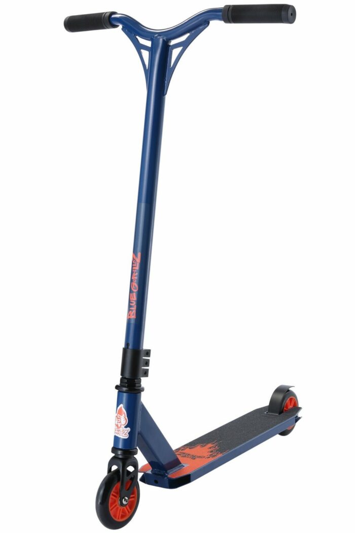 BLUE GORILLAZ Freestyle Jump alu stuntstep 100mm First Tricks blauw