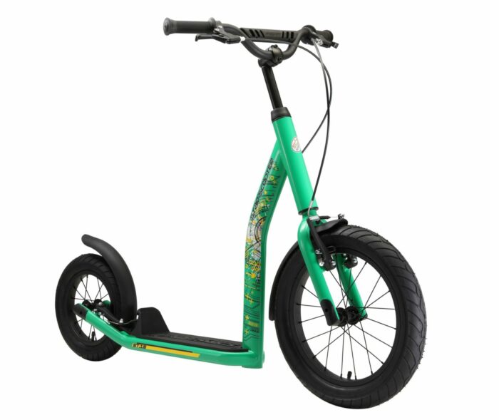 Bikestar autoped New Gen Sport 16 inch - 12 inch groen