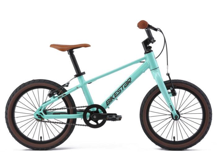 Bikestar kinderfiets lichtgewicht 16 inch 1 speed mintgroen
