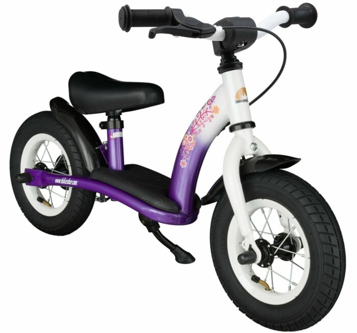 Bikestar, Classic, 10 inch loopfiets, lila / wit