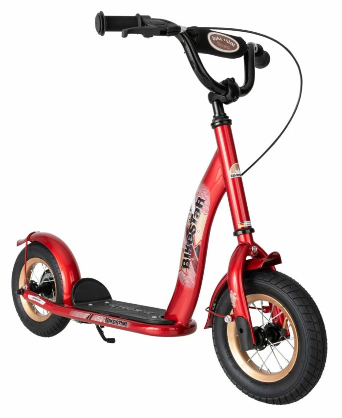 Bikestar Classic, autoped, 10 inch, rood