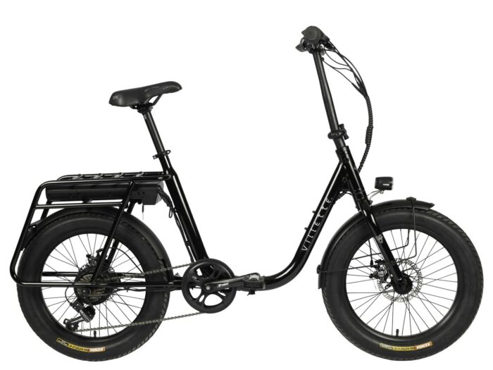 Villette Partout vouw-fatbike 10.4Ah 7sp 20 inch Glossy Black