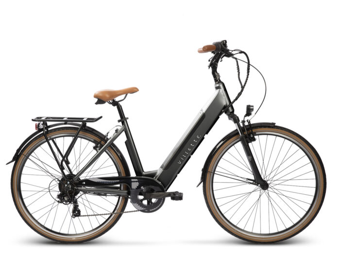 Villette L' Amant Eco Bg 10.4Ah 7sp 28 inch Dark Grey