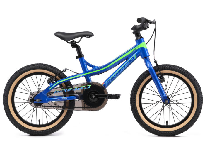 Bikestar kinderfiets Mountainbike alu 16 inch blauw/groen