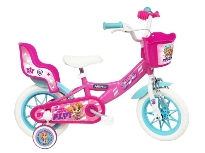Sky Everest 12 inch kinderfiets roze TK