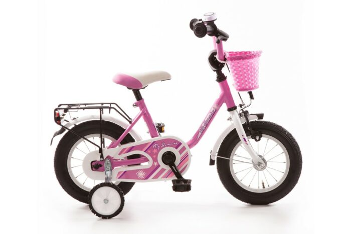Bachtenkirch My Bonnie, kinderfiets, 12 inch, roze en wit