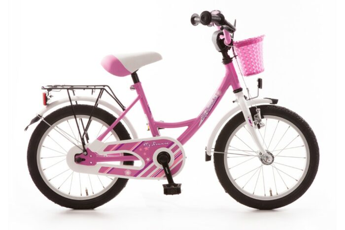 Bachtenkirch My Bonnie, kinderfiets, 16 inch, roze en wit