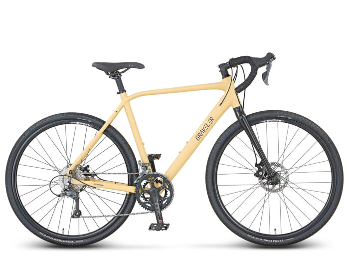 Prophete Graveler gravelfiets 28", 55 cm, zandkleur