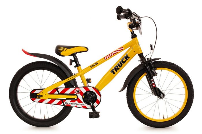 Bachtenkirch Truck, kinderfiets, 18 inch, geel en zwart