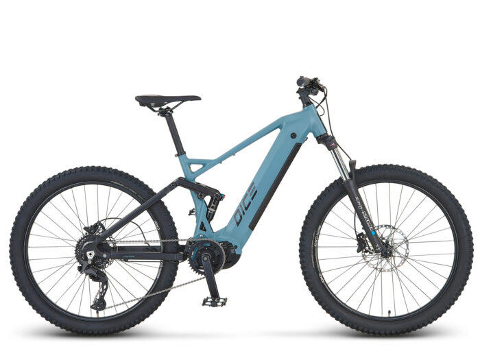 Prophete Dice 4.0 e-MTB midmotor moutainbike 27.5", 44 cm, blauw