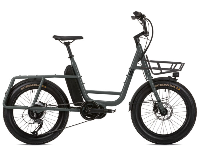 Uco Mid elektrische transportfiets city alu grijs