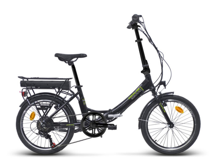 Orus E2000 vouwfiets e-bike 10.4 Matt Black