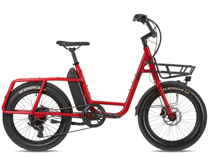 Uco Plus elektrische transportfiets city alu rood