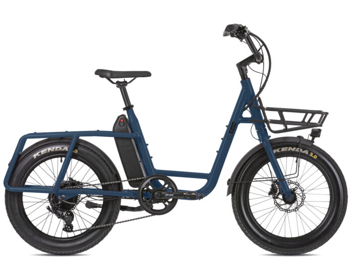 Uco Plus elektrische transportfiets city alu blauw