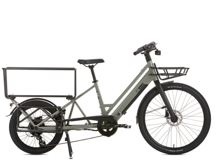 Alpa lichte elektrische transportfiets 10 Ah grijs