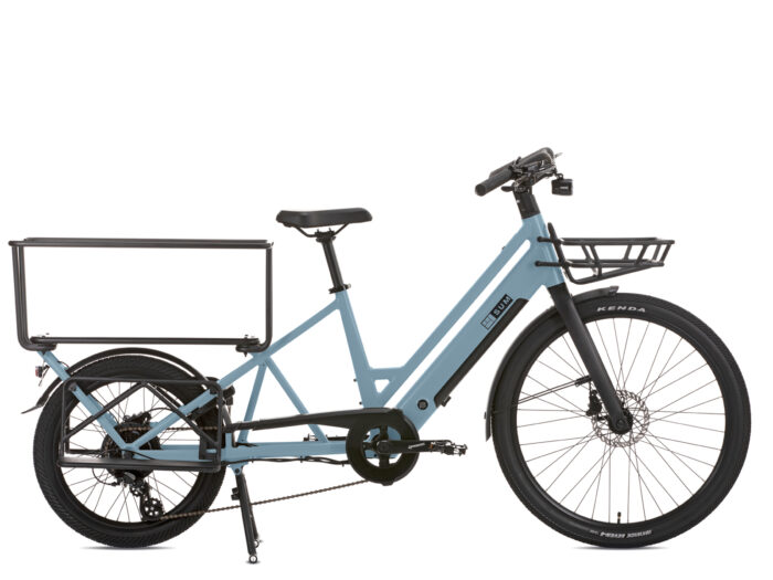 Alpa lichte elektrische transportfiets 10 Ah blauw