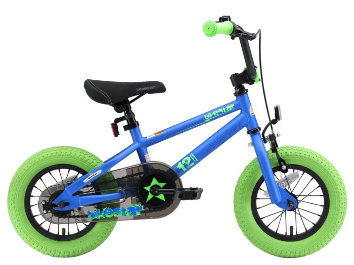 Bikestar kinderfiets BMX 12 inch blauw/groen