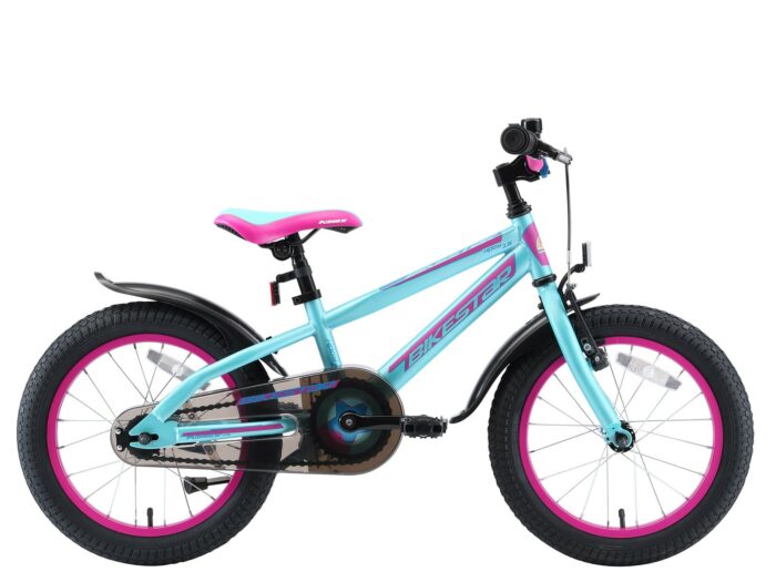 Bikestar kinderfiets Urban Jungle 16 inch, paars/turquoise