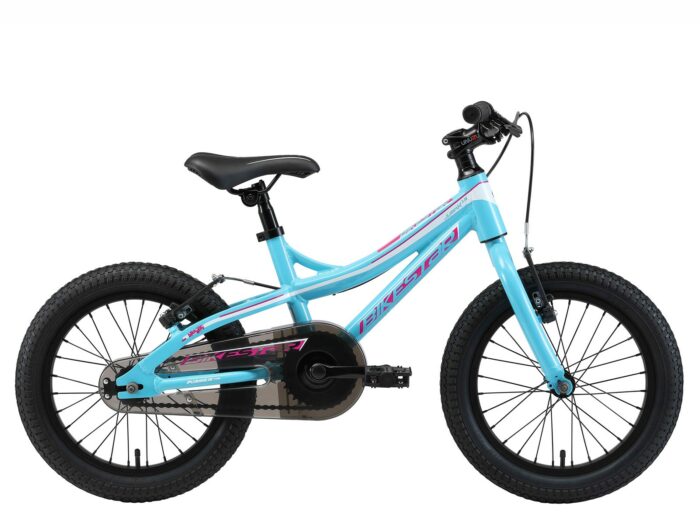Bikestar kinderfiets Mountainbike alu 16 inch turquoise/wit