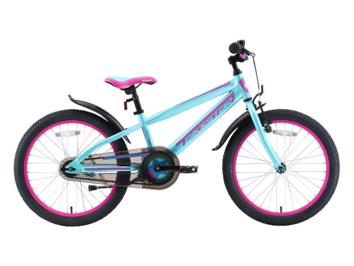 Bikestar kinderfiets Urban Jungle 20 inch paars/turquoise